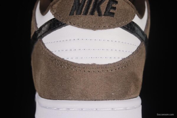 NIKE SB DUNK Low Pro Trail End Brown Furn Brown White Black Snake Print Dunk Series Low Top Casual Sports Skateboard Shoes 304292-102 - Image 7