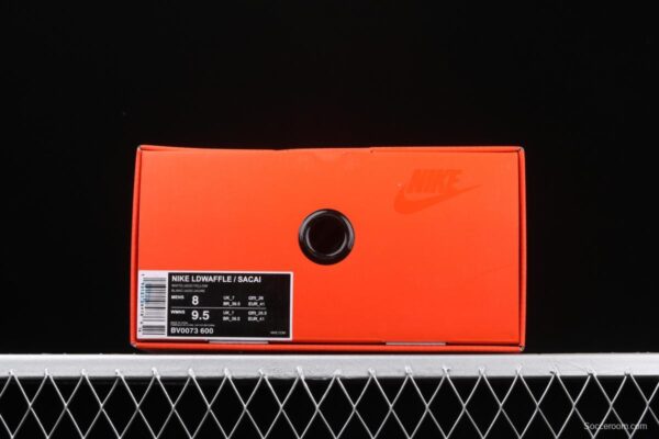 Sacai x NIKE LVD Waffle Daybreak co-signed catwalk style net gauze leather splicing double hook Swoosh running shoes BV0073-600 - Image 8