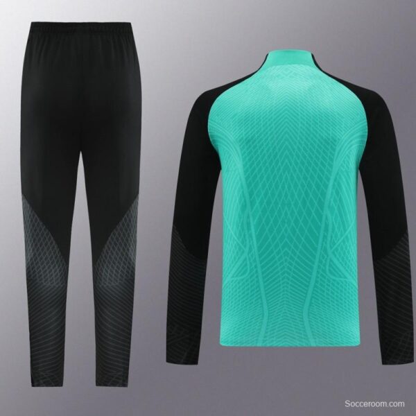 2024 Nike Green/Black Half Zipper Jacket+Pants - Image 5