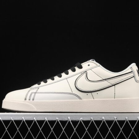 NIKE Blazer Low Prm Trail Blazers low-top skateboard shoes 454471-107