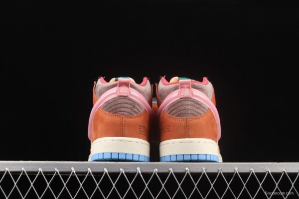 Social Status x NIKE SB DUNK Low Pro QS Chocolate Milk American trend Institute Chocolate Milk Jelly Hook Slam Dunk Series low side leisure sports skateboard shoes DJ1173-700 - Image 13