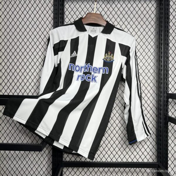 Retro 03/05 Newcastle United Home Long Sleeve Jersey - Image 2