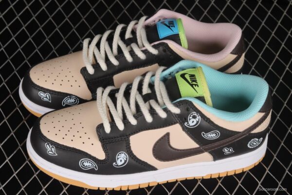 NIKE DUNK Low SE Free .99 Cashew Flower SB Buckle Shredded Backboard Fashion Casual Sneakers DH0952-001 - Image 10