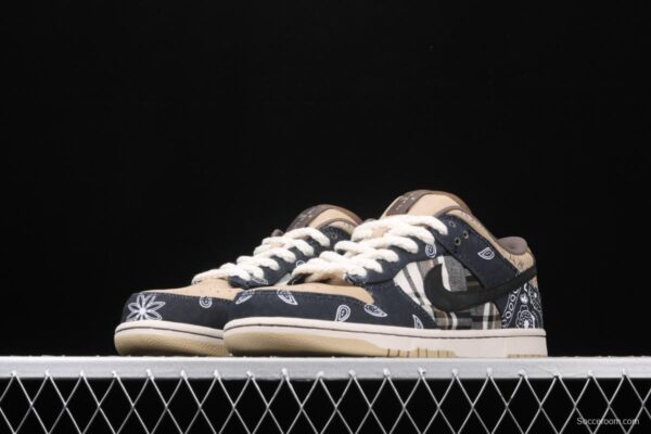 Travis Scott × SB DUNK joint name board shoes cashew fruit CT5053-001 - Image 17