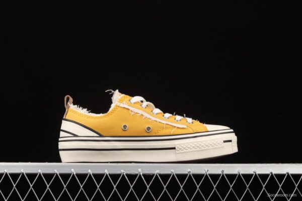 IMPACT x VESSEL G.O.P. LOW deconstructs S20XC01Y for high canvas vulcanized board shoes with overlapping thick soles and low sides - Image 13