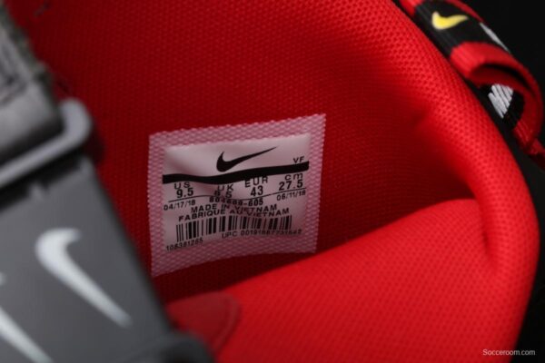 NIKE Air Force 1 Mid'07 Lv8 red and black OW letter casual board shoes 804609-605 - Image 4