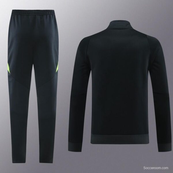 2024 Adidas Black/Green Full Zipper Jacket+Pants - Image 13