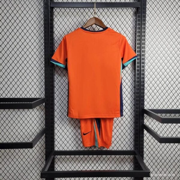 2024 KIDS Netherlands Home Jersey - Image 7