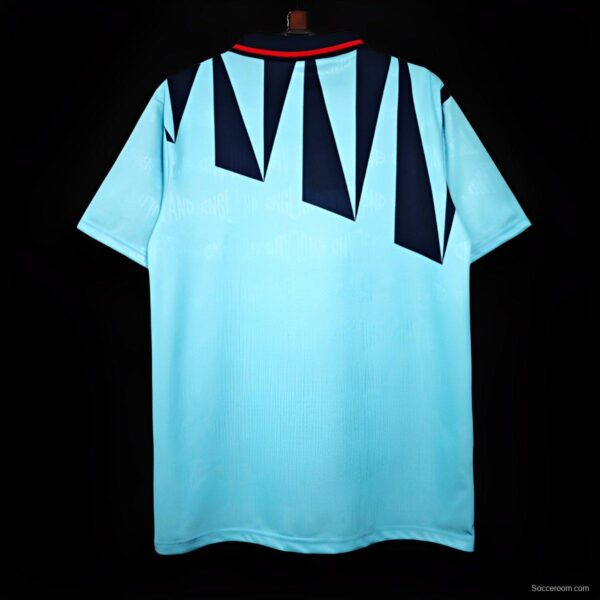 Retro 1992 England Third Blue Jersey - Image 2