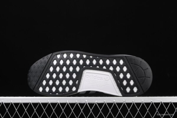 Adidas NMD R1 Boost V2 FV9021 second generation elastic knitted noodles fish scale popcorn running shoes - Image 15