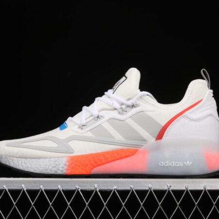 Nasa x Adidas ZX 2K Boost FY5725 joint clover popcorn vintage running shoes