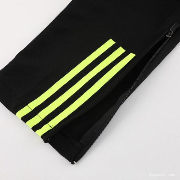 23/24 Arsenal Black Half Zipper Jacket+Pants - Image 9
