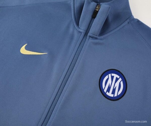 24/25 Inter Milan Blue Full Zipper Jacket +Long Pants - Image 10