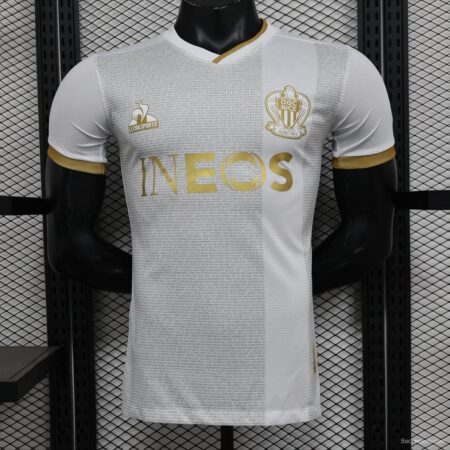 Player Version 24/25 Nice Away White Jersey
