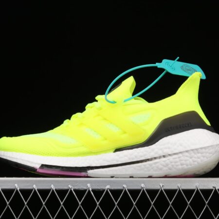 Adidas Ultra Boost 21 Consortium FY0373 Das new thick-soled popcorn running shoes