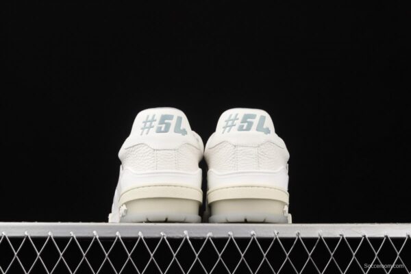 Authentic LV 2021ss early spring fashion catwalk sneakers 400N White - Image 13