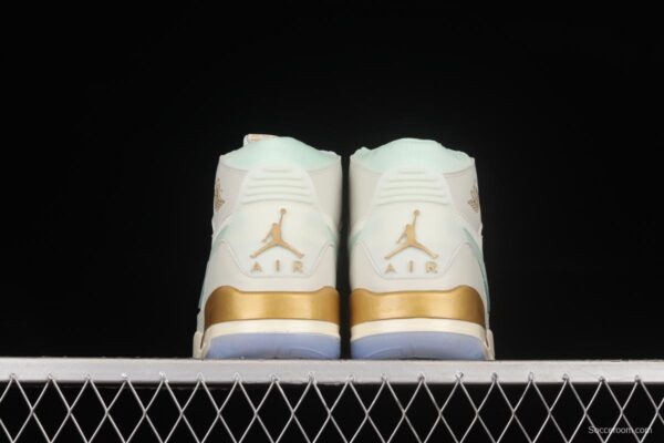 Air Jordan Legacy 312 Top Quality Mint Green Color Matching Velcro 3-in-1 Sneakers DR8486-131 - Image 13