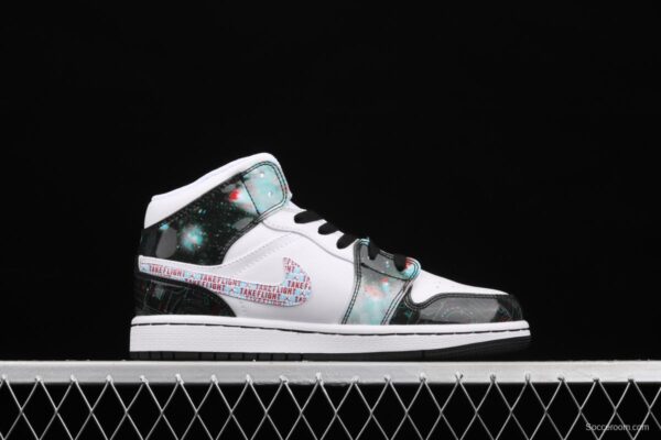 Air Jordan 1 Mid SE naked eye 3D limited edition Zhongbang basketball shoes BQ6931-114, - Image 16