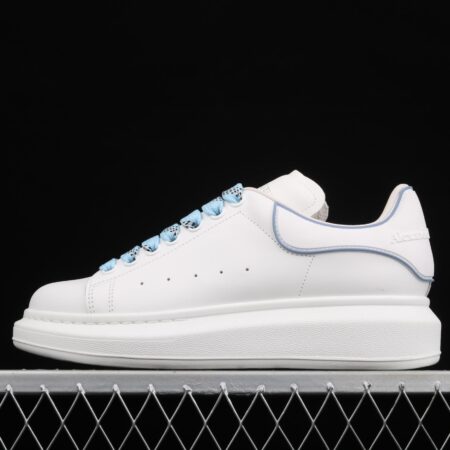 Alexander McQueen white and blue gel drop