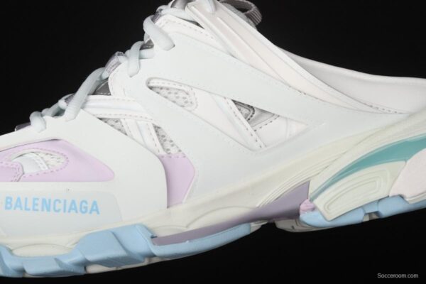 Balenciaga Sneaker Tess s.Gomma MAILLE WHITE/ORANGE 2021ss 3.0 three-generation outdoor concept shoes semi-drag W3AC49045 - Image 7