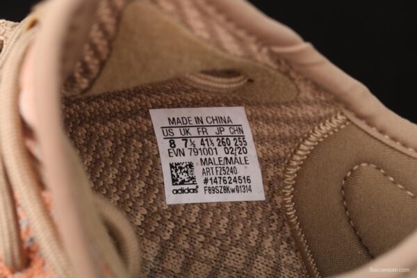 Adidas Yeezy 350 Boost V2 Sulfur FZ5240 Darth Coconut 350 second generation hollowed-out pheasant red color BASF Boost original - Image 6