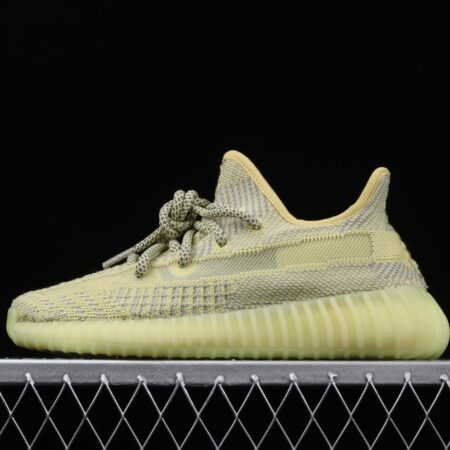 Adidas Yeezy 350 Boost V2 FQ9009 das coconut 350 second generation hollowed-out lemon yellow color matching