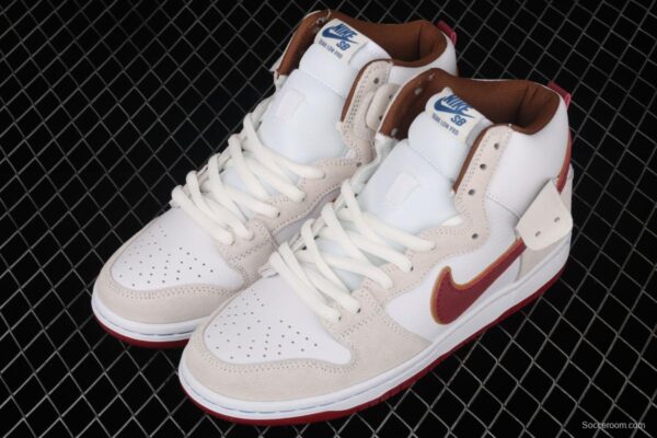 NIKE DUNK SB High Spectrum SB buckle rebound fashion casual board shoes CV9499-100 - Image 10