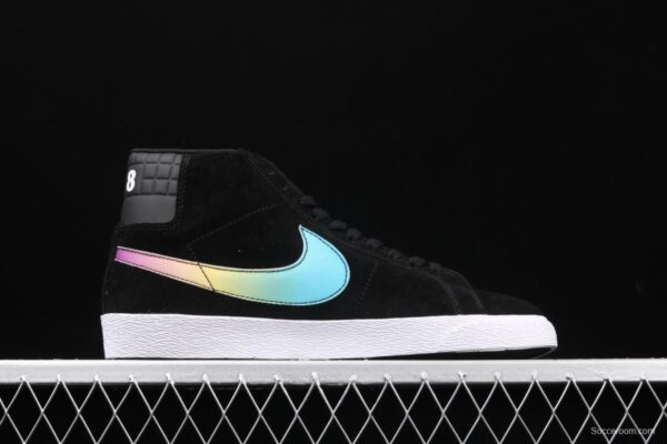 Mountain x NIKE SB Blazer Mid Lance Mountain Trail Blazers Limited style Leisure Board shoes AH6158-090 - Image 14