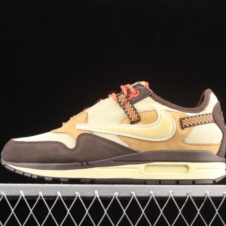 Travis Scoot x Nike Air Max 1 joint beige vintage casual running shoes DO9392-200