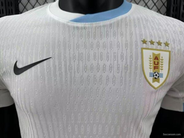 Player Version 2024 Uruguay Away White Jersey - Image 4