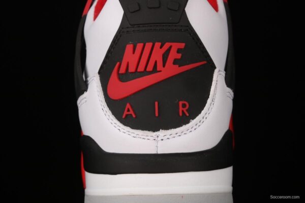 Air Jordan 4 Fire Red White and Red Flame Red Basketball shoes DC7770-160 - Image 6