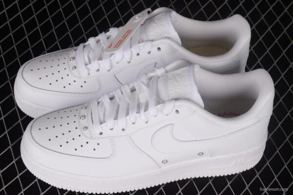 NIKE Air Force 1'07 Low Pearl White Low Casual Sneakers DQ0231-100 - Image 10