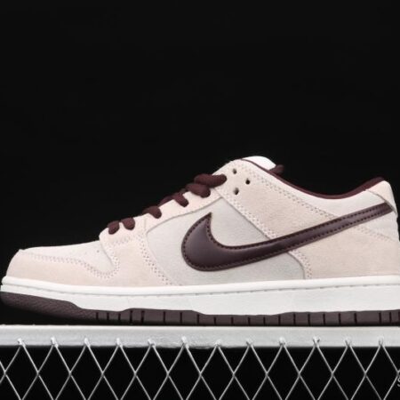 NIKE SB DUNK Low Desert Sand dark brown gray low top series leisure board shoes BQ6817-004