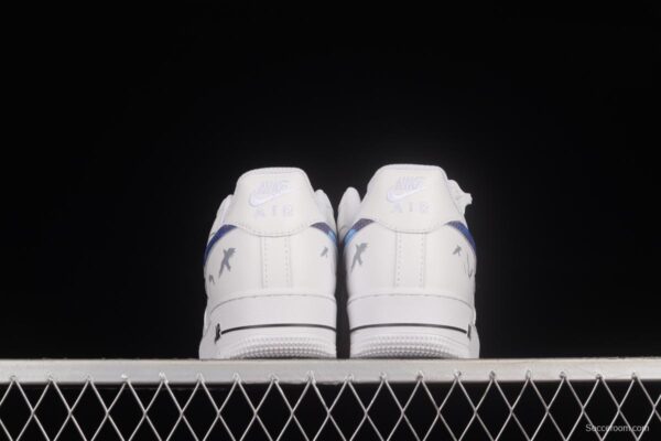 NIKE Air Force 1'07 Lx Painted Graffiti Low-Top Sneakers CW2288-113 - Image 13