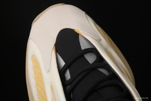 Adidas Yeezy 700V3 Azael G54853 Kanye coconut 700V3 profiled goose yellow luminous running shoes - Image 8
