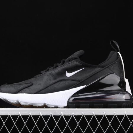 NIKE Max 270Black silk half-palm air cushion running shoes AJ0499-001
