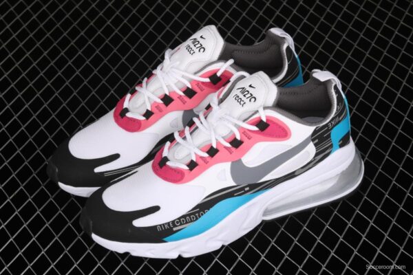 NIKE Air Max 270React new high-frequency mesh function half-palm air cushion running shoes DA4303-100 - Image 10