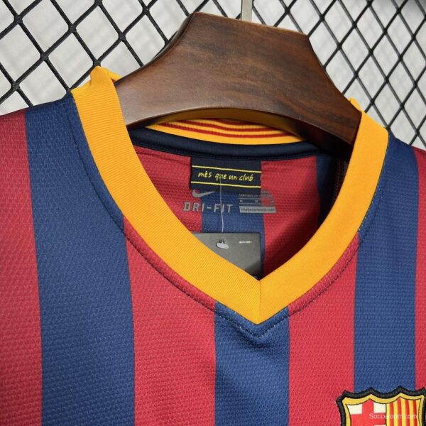 Retro 13/14 Barcelona Home Jersey - Image 4
