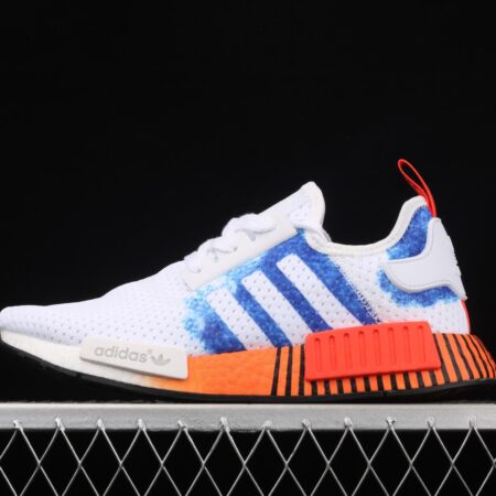 Adidas NMD R1 Boost V2 FY5886 second generation elastic knitted surface popcorn running shoes