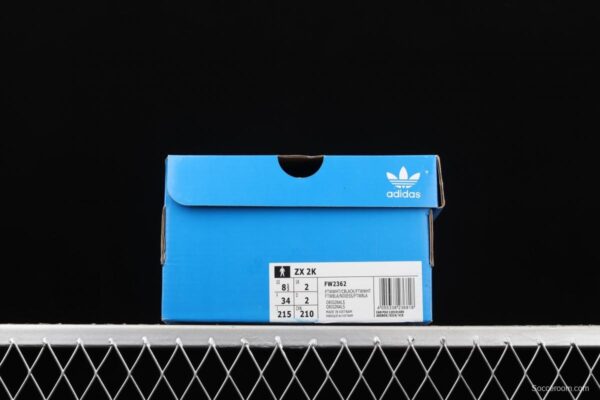 Kids Adidas ZX 2K FW2362 clover is light and breathable in summer Kids - Image 10