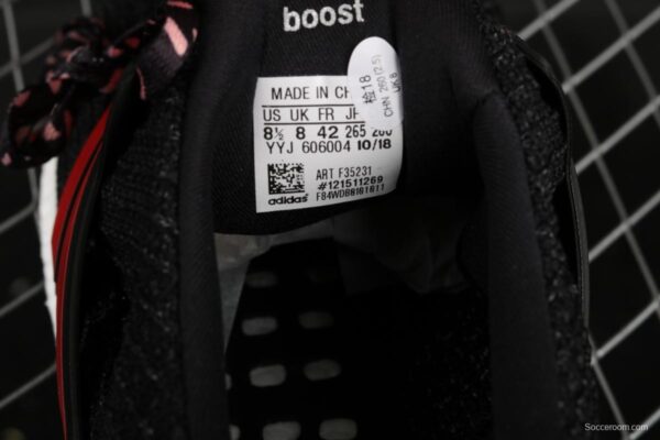 Adidas Ultra Boost 4. 0 Black Red F35231 Das fourth generation knitted striped black and red UB - Image 6