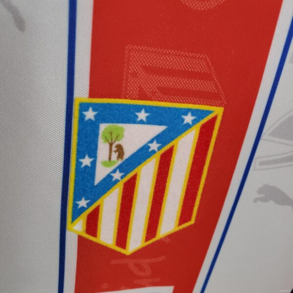 Retro Atletico Madrid 96/97 home Soccer Jersey - Image 6