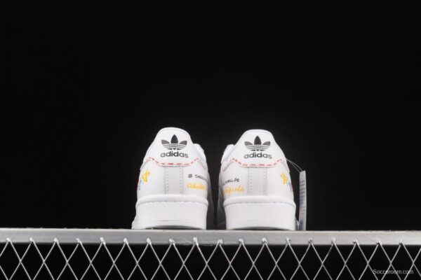 Adidas Originals Superstar GZ3034 shell head child fun graffiti decoration leisure board shoes - Image 13