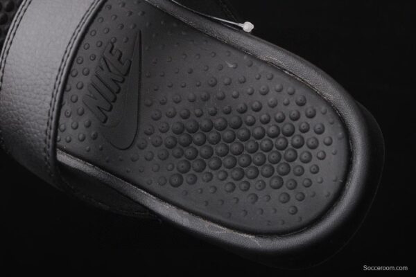 NIKE Benassi Swoosh # double belt ninja slipper series # authentic slippers life all kinds of summer beach slippers 819717-010 - Image 3