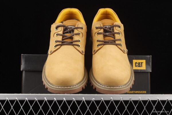 CAT official website new British retro low-top tooling shoes B4C wheat yellow - Image 12