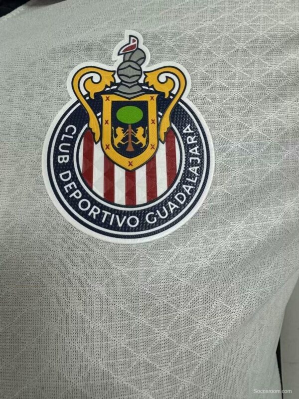 Player Version 24/25 Chivas Guadalajara Away White Jersey - Image 5