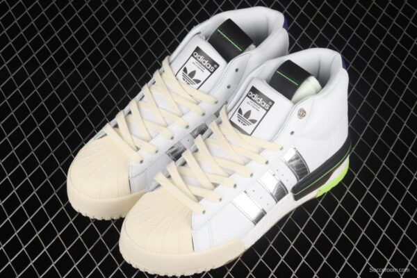 Adidas Rivalry RM Chi Boost FY3501 striped casual board shoes with thick soles and high uppers - Image 10