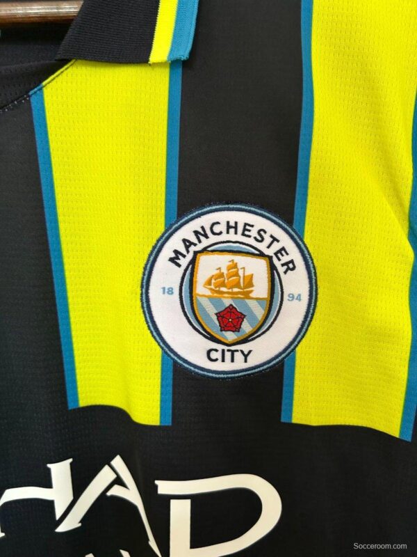24/25 Manchester City Away Yellow Jersey - Image 6
