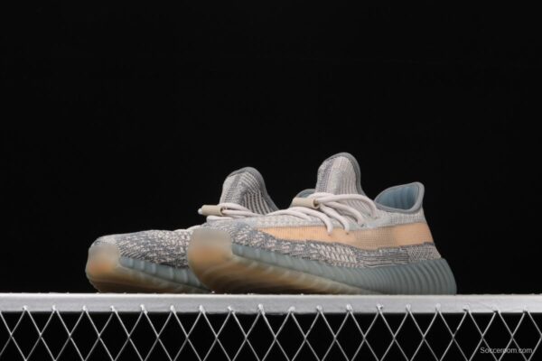 Adidas Yeezy Boost 350 V2 Israfil FZ5421 Darth Coconut 350 second Generation Silver Blue Angel Color BASF Popcorn - Image 13