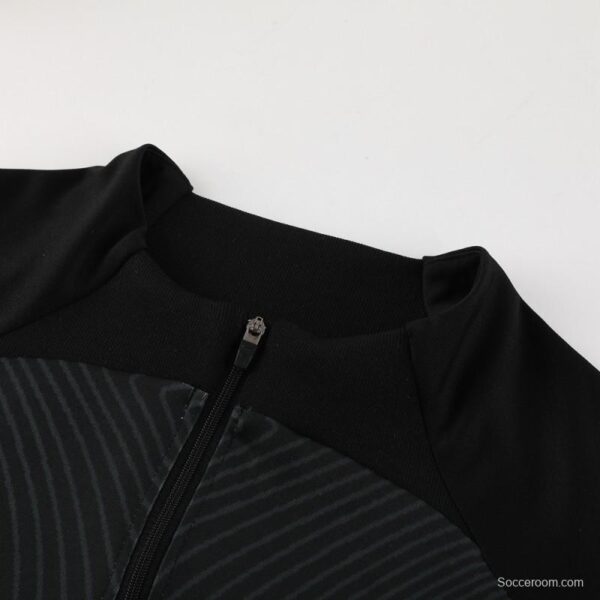 2024 Nike Black Half Zipper Jacket+Pants - Image 7